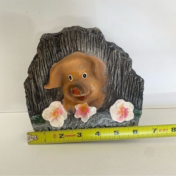 Home Welcome Sign Garden Sculpture Farm Animals Garden Piggies Statue - Picture 3 of 5